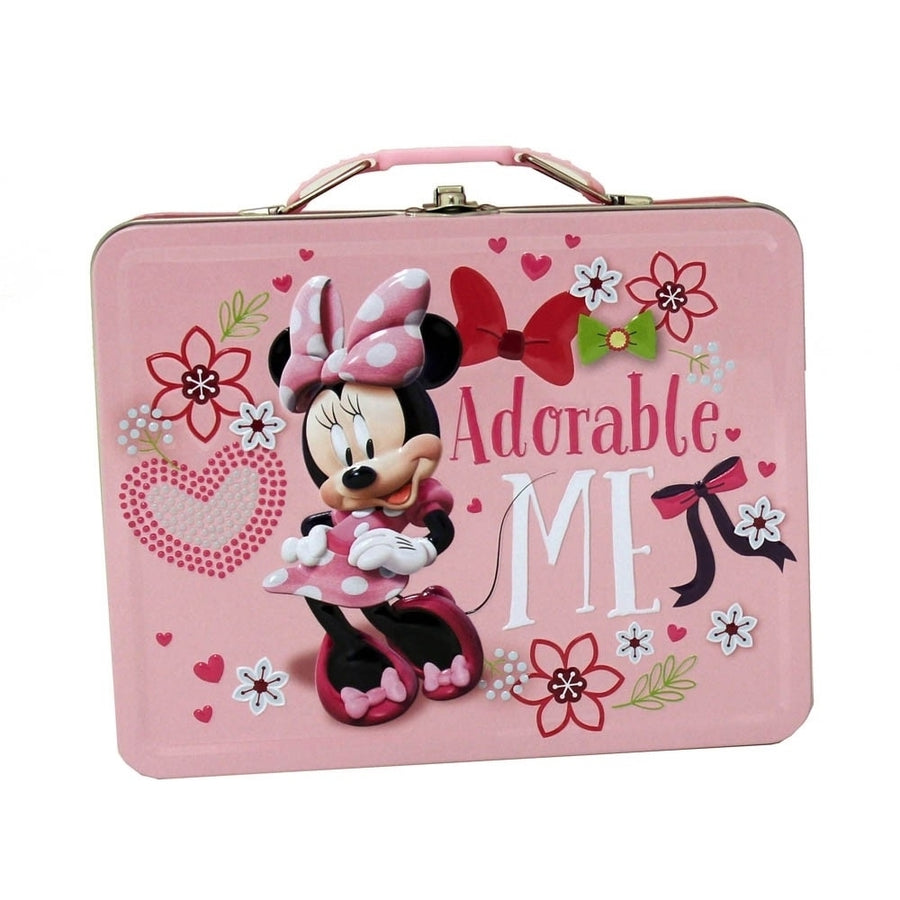 MINNIE MOUSE ADORABLE ME TIN LUNCH BOX Image 1