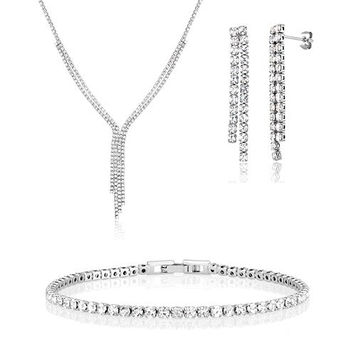 3 Piece Set: 60 CTTW Simulated Diamond Jewelry Collection Image 1
