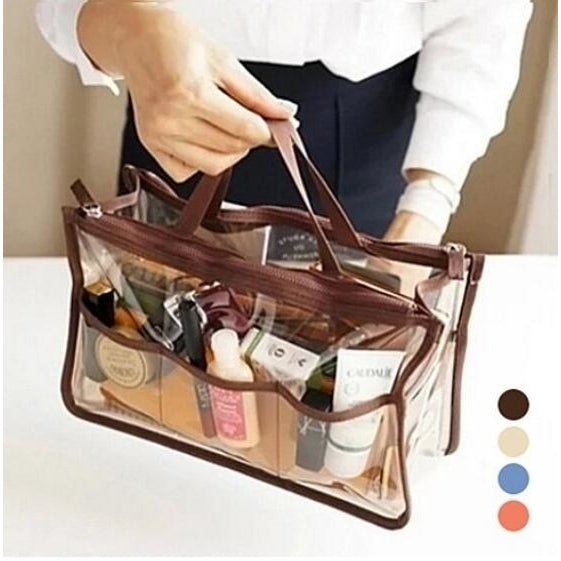Clear Purse Organizer Insert for Handbags Multi Colors Image 1
