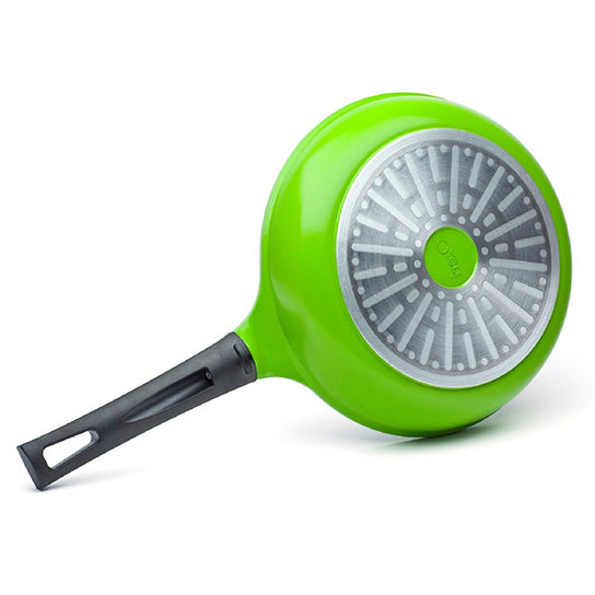 Green Ceramic Frying Pan by Ozeriwith Smooth Ceramic Non-Stick Coating (100% PTFE and PFAS Free) Image 2