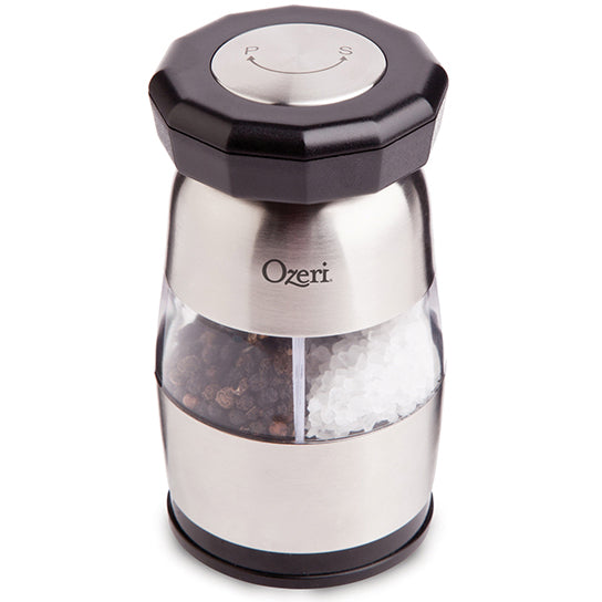 Ozeri Duo Ultra Salt and Pepper Mill and Grinderin Stainless Steel Image 3