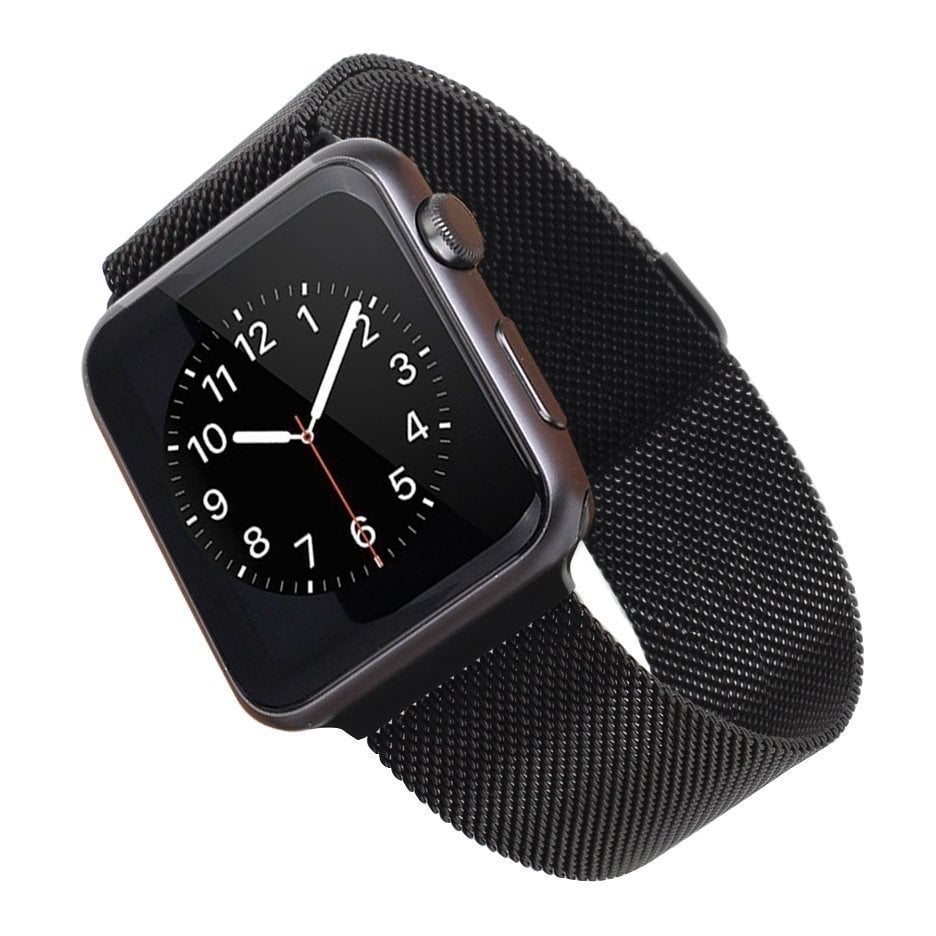 Watch Band For AppleMagnetic Closure Clasp Mesh Loop Milanese Stainless Steel Bracelet Strap for Apple iWatch Sport and Image 2