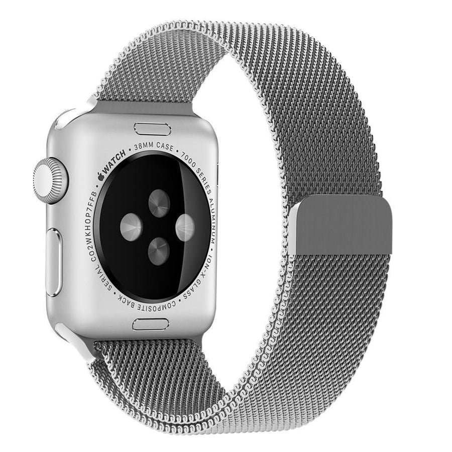 Watch Band For AppleMagnetic Closure Clasp Mesh Loop Milanese Stainless Steel Bracelet Strap for Apple iWatch 42mm - Image 1