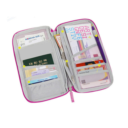 Passport and Documents Holder - Assorted Colors Image 3