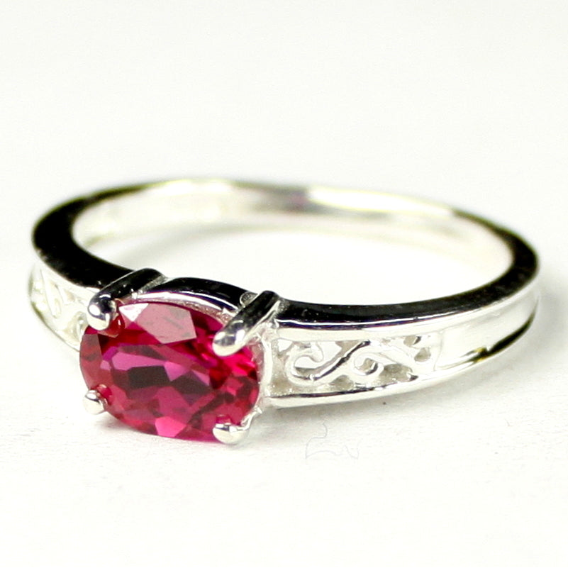 SR362Created Ruby925 Sterling SIlver Ring Image 2