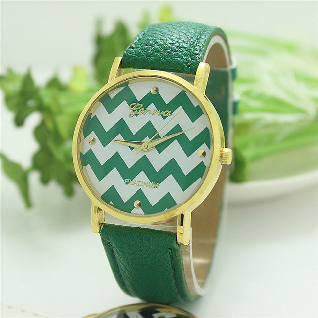 Summer Fun Colorful Chevron Watches Image 1