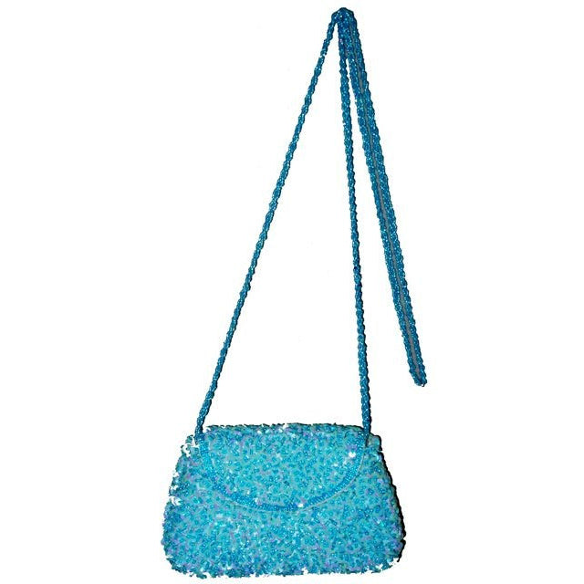 Sequin Beaded Purse TURQUOISE  SP14 Image 2