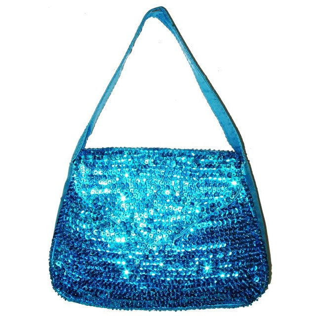 Sequin Beaded Purse TURQUOISE  SP18 Image 1