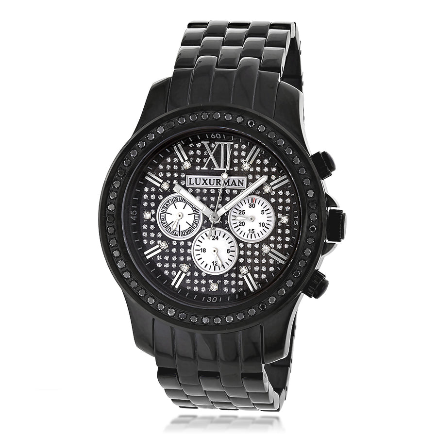 Black Diamond Watches by LUXURMAN 2.25ct Image 1