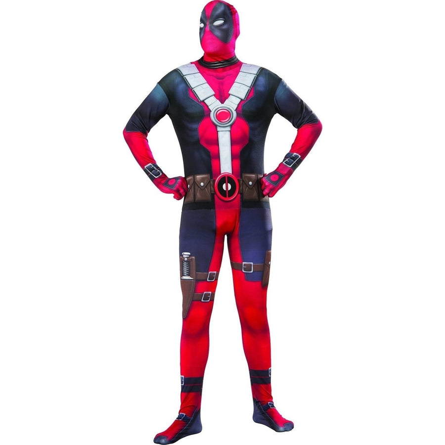 Deadpool 2nd Skin Mens Standard Size Costume Marvel Bodysuit Entire Rubies Image 1