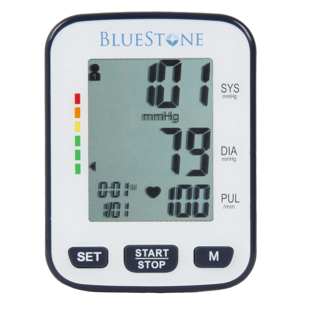 Bluestone Automatic One Touch Wrist Blood Pressure Monitor Battery Operated Image 2