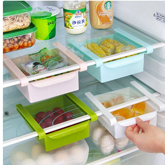 Generic Tic Type Refrigerator Storage Rack Refrigerator Fresh Ideas Separator Shelf Holder Organizer Storage Box Image 1