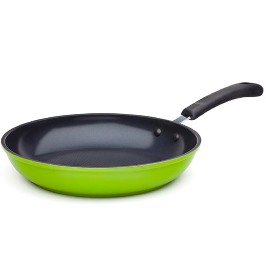 10" Green Ceramic Frying Pan by Ozeri  100% PTFEPFCAPEOGenXNMP and NEP-Free German-Made Coating Image 1