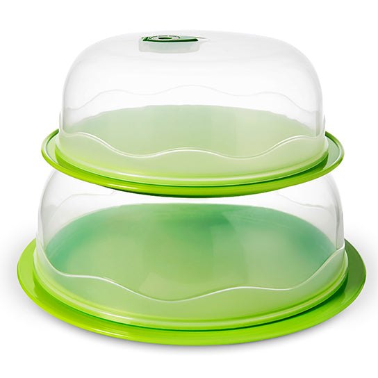 Ozeri INSTAVAC Ready-Serve Domed Food Storage ContainerBPA-Free 4-Piece Nesting Set with Vacuum Seal Image 2