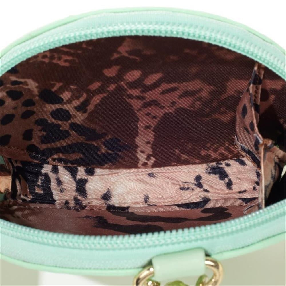 Sharif Hibiscus Flower Zip Coin Purse Keychain Bag Charm Wallet Womens Glitter Green Clucth Handbag Case Sale 414069 Image 3