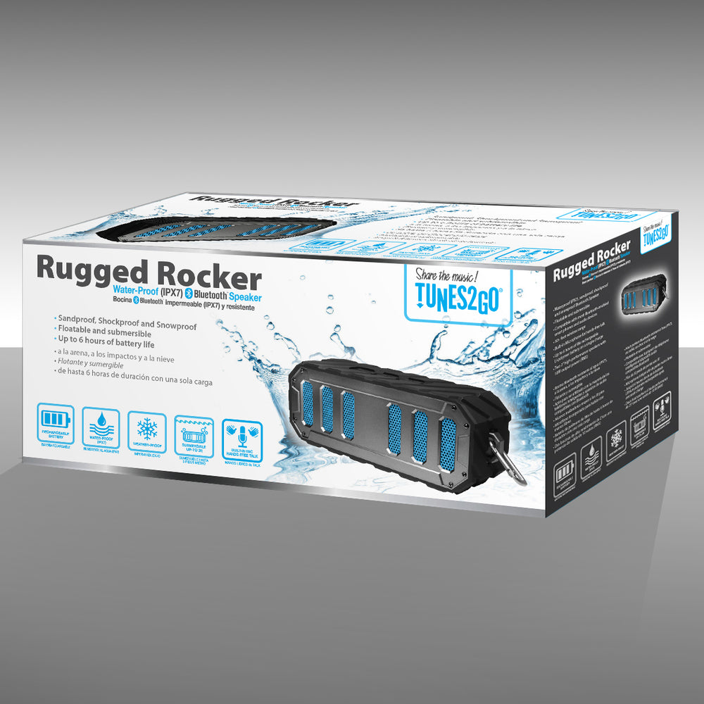 Rugged Rocker Waterproof Bluetooth Speaker (Beach Camo) Image 2