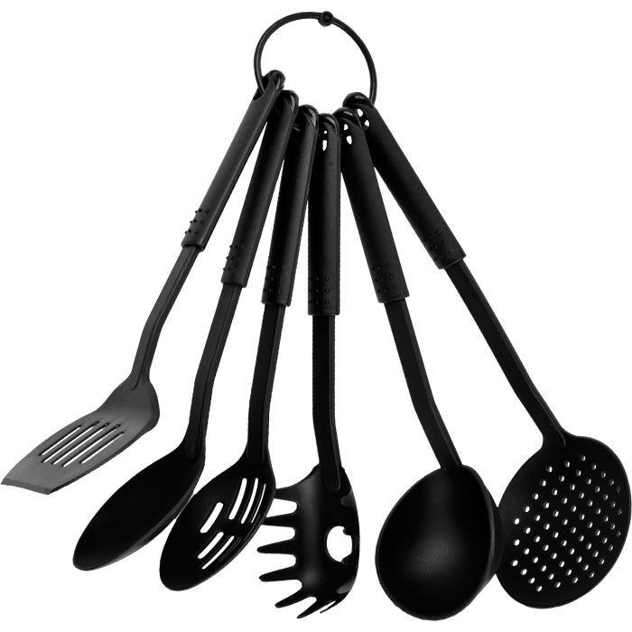 6 Piece Kitchen Utensil Set on Ring by Chef Buddy Image 1