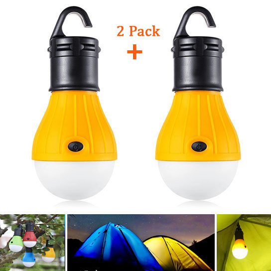 2 Pack Camping Tent LED Lamp Image 1