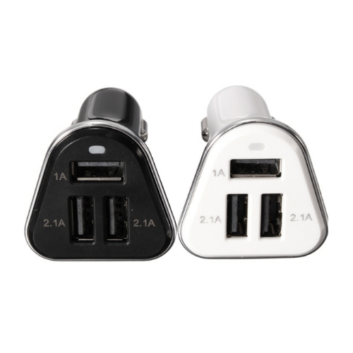 High Speed 3 Port Car Charger Adapter Mini USB Auto Car Power Adapter Phone Charger 2.1A+2.1A+1A Image 3