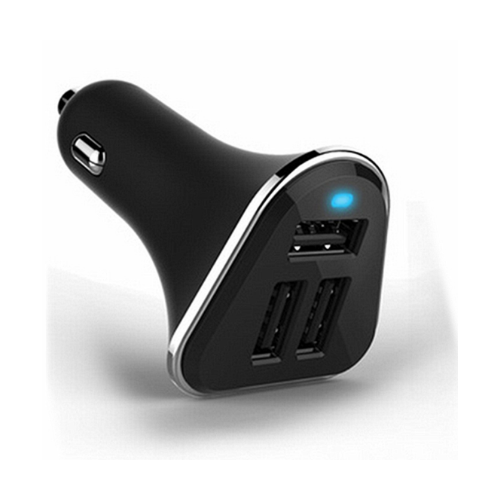 High Speed 3 Port Car Charger Adapter Mini USB Auto Car Power Adapter Phone Charger 2.1A+2.1A+1A Image 4