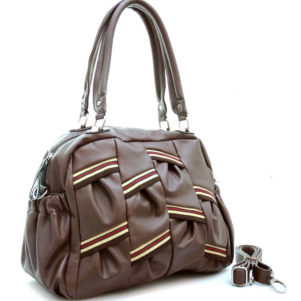 Dasein Multi Color Strip Shoulder Bag handbag Image 3