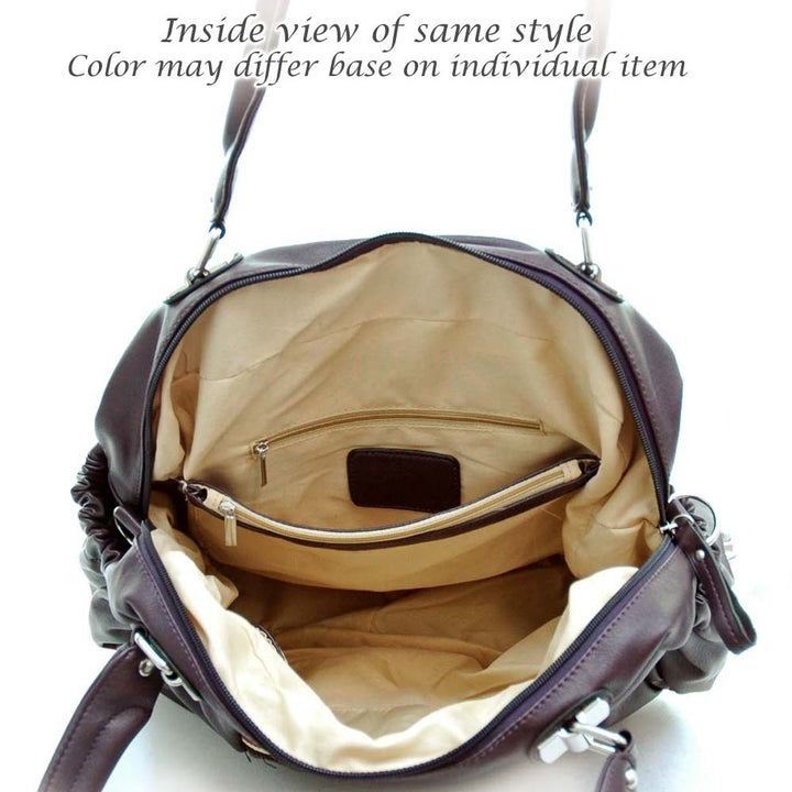 Dasein Multi Color Strip Shoulder Bag handbag Image 8