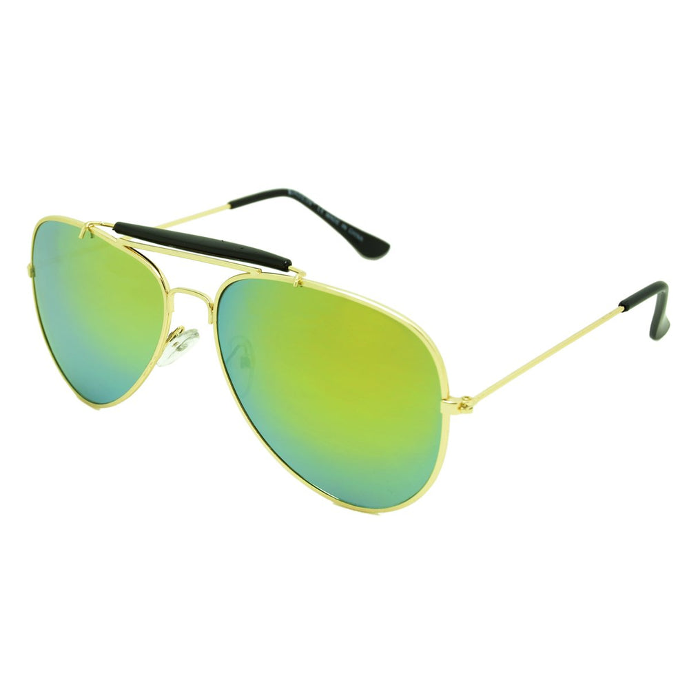 Dasein Men Classic Aviator Metal Frame Mirrored Polarized Sunglasses UV400 Protection60mm Image 2