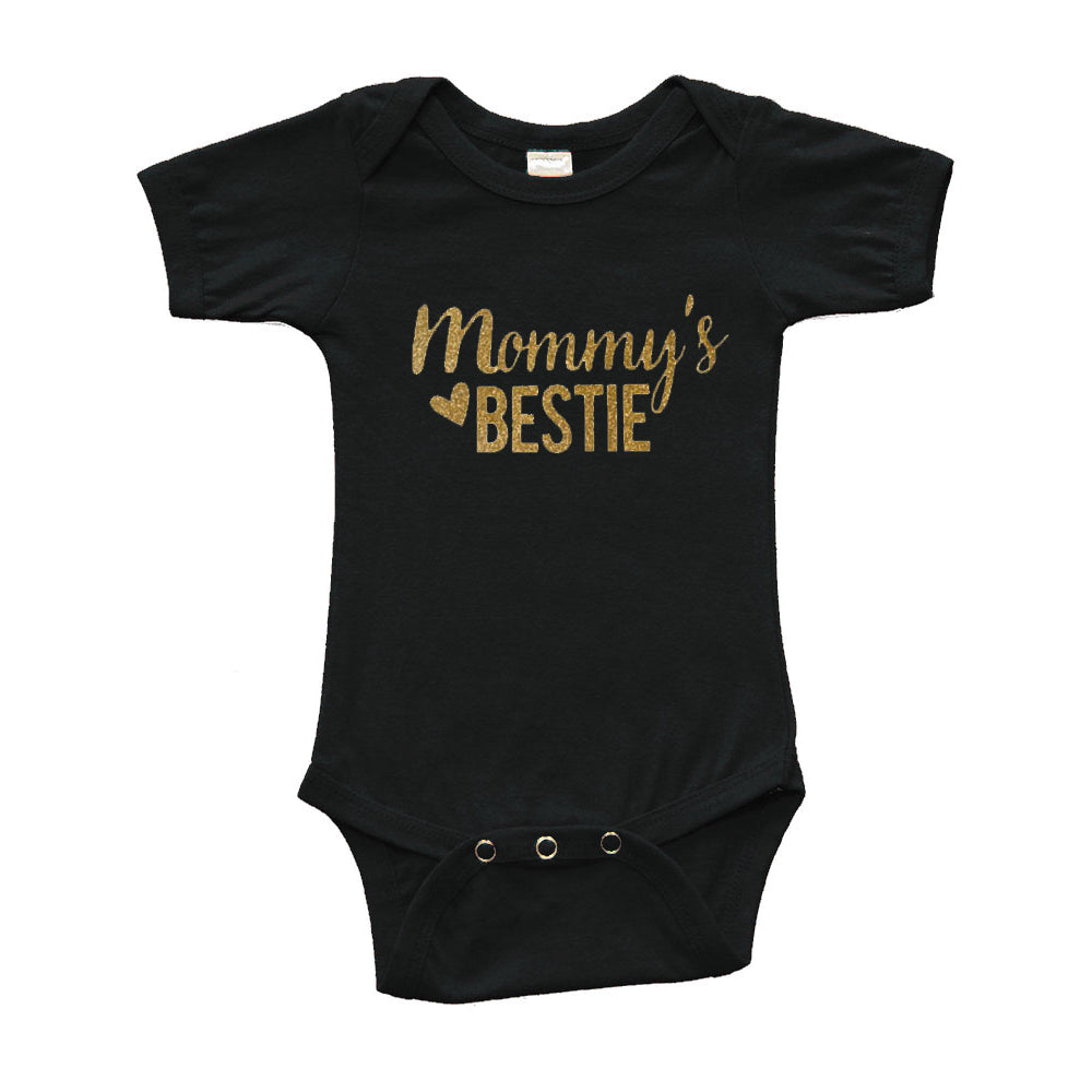 Infant Short Sleeve Onesie - Mommys Bestie Image 1