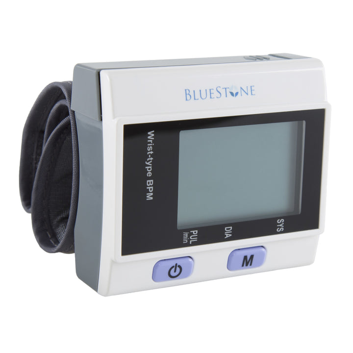 Bluestone Automatic Wrist Blood Pressure and Pulse Monitor with Memory in Case Image 3