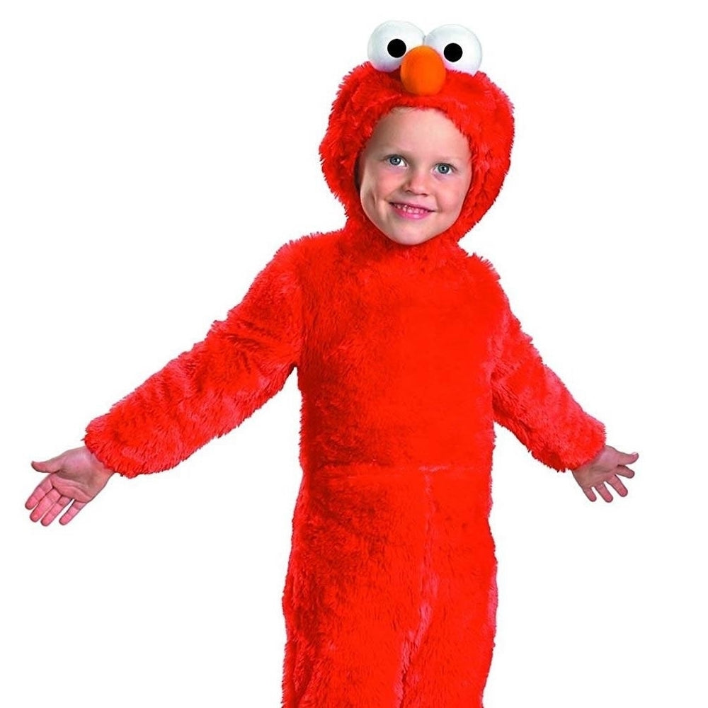 Sesame Street Elmo size S 2T Toddler Kids Costume Outfit Plush faux Disguise Image 2