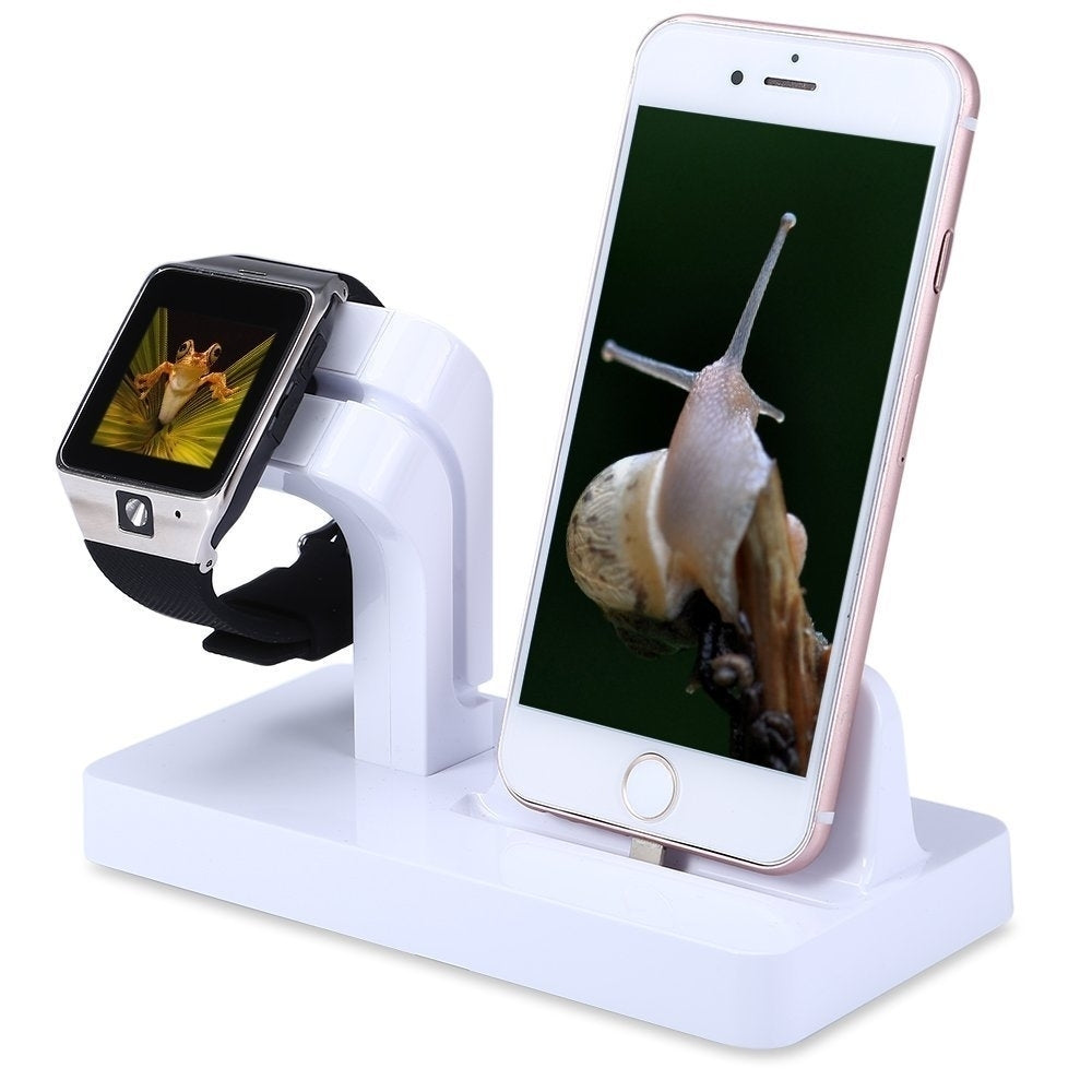 Apple Watch StandiPhone Charging Stand HolderDocking Station Dock Cradle for Apple Watch Image 2