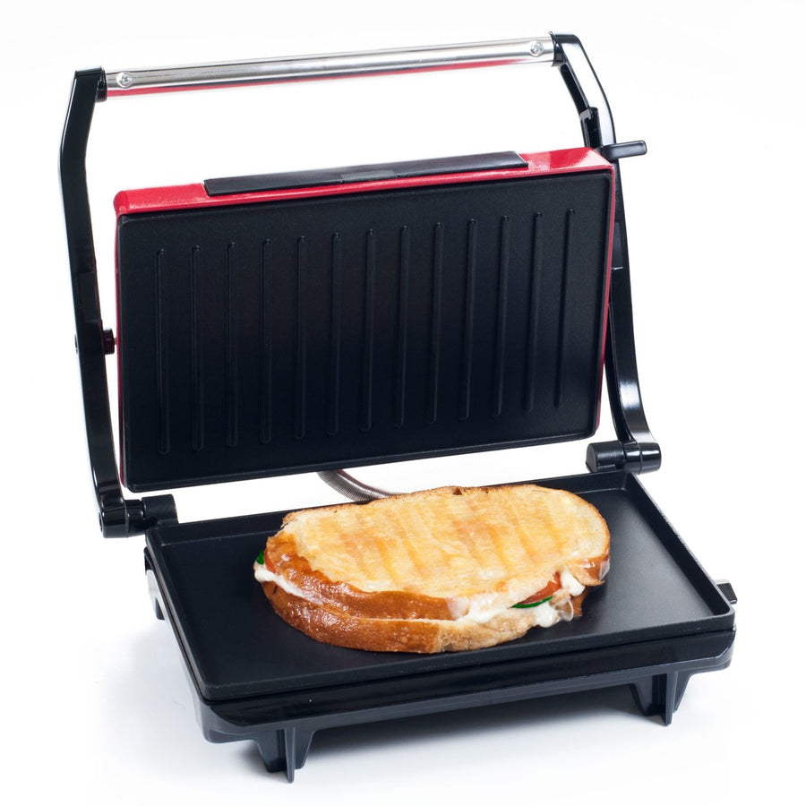 Panini Press Indoor Grill and Gourmet Sandwich Maker With Nonstick Plates Image 1