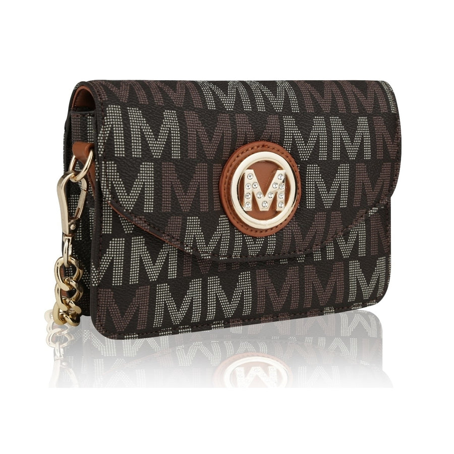 MKF Collection by Mia K. Ferrara M Signature Crossbody Handbag Image 1
