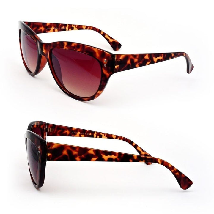 Oversized fine Cat Eye Black or Tortoise Womens Gradient Lenses Cateye Sunglasses Image 1