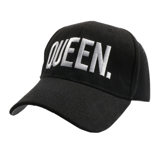 Men and Women Fashion QUEEN/KING Basdeball Hats Image 1
