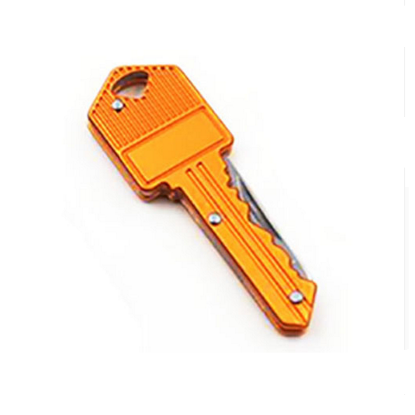 2-Pack Portable Key Knife Folding Shaped Pocket Utility Blade Mini Peeler Image 1