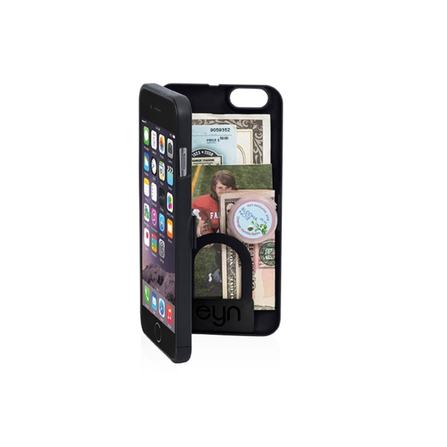 All in case - iPhone 6 Plus/6s Plus Wallet/Storage Case - Card Holder - with Mirror and Attachable Strap Image 1