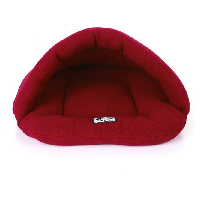 Fashion Fleece Warm Soft Winter Pet Sleeping Bag Dog Bed Cat House Nest Image 2