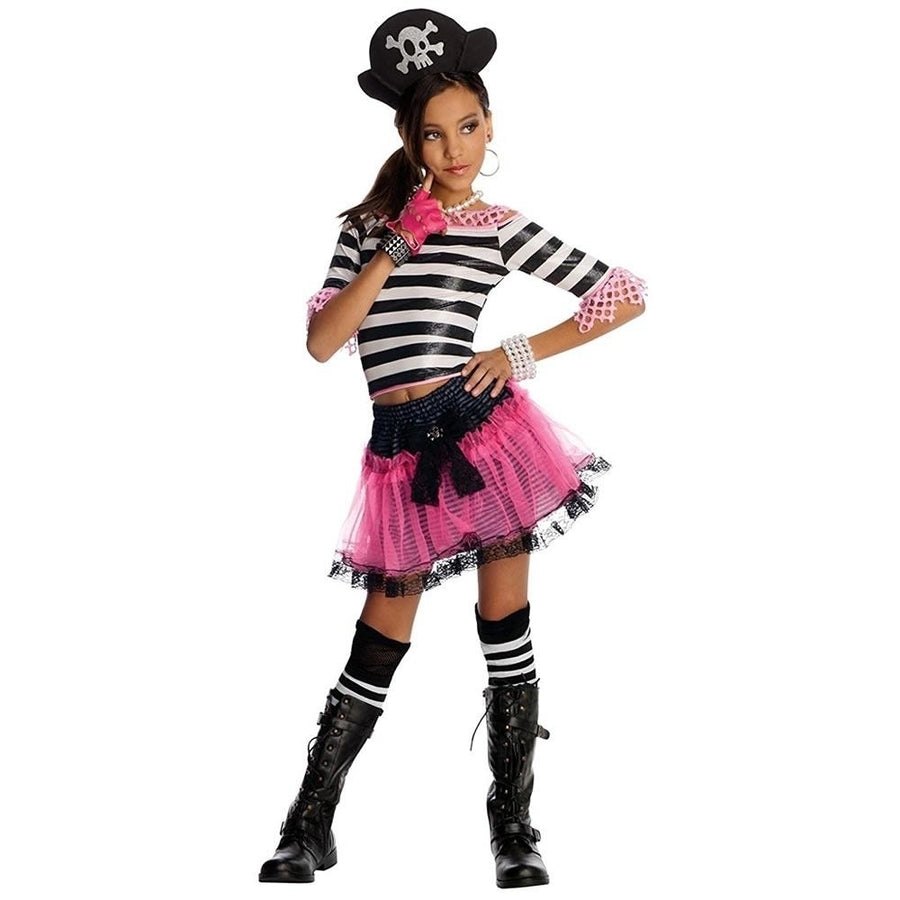 Sassy Pirate Treasure Girls size M 8/10 Drama Queens Costume Outfit Rubies Image 1