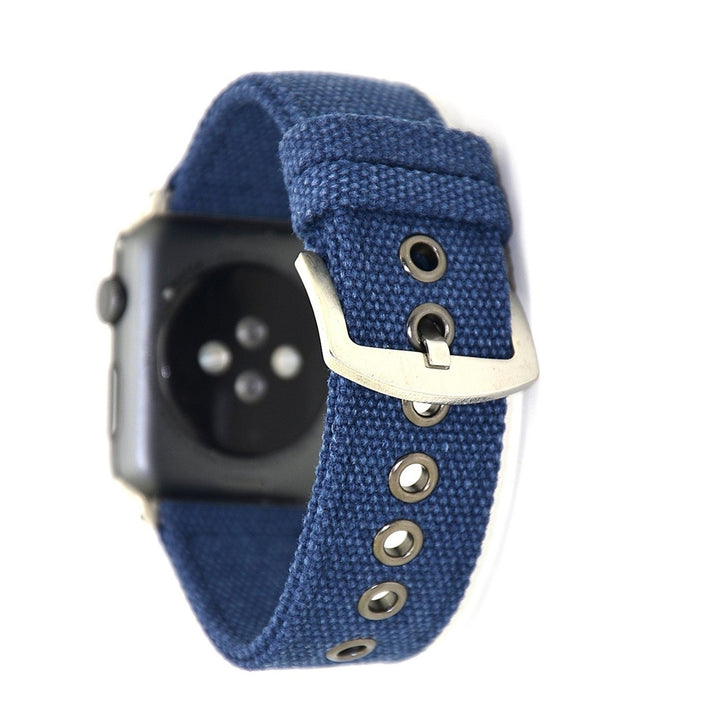 Canvas Skin Replacement Strap Band for Apple Watch Series 1,2 (42mm) Image 3