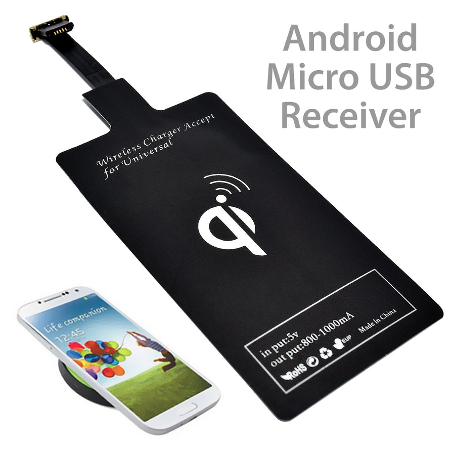 Universal Qi Wireless Power Charger Charging Receiver Module Sticker WRMICR002 For Android Phones W. Micro USB Image 1