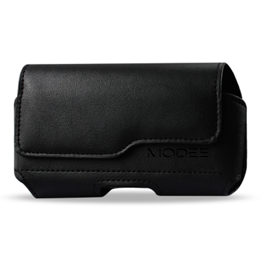 For Kyocera Hydro Reach / C6743 Horizontal Z Lid Leather Pouch Plus Cell Phone With Cover Size - Black Image 1