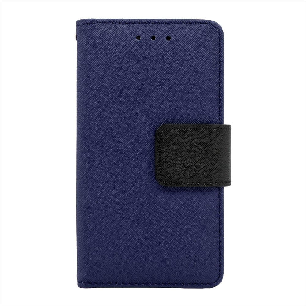 Samsung Galaxy A8 Leather Wallet Pouch Case Cover Image 2