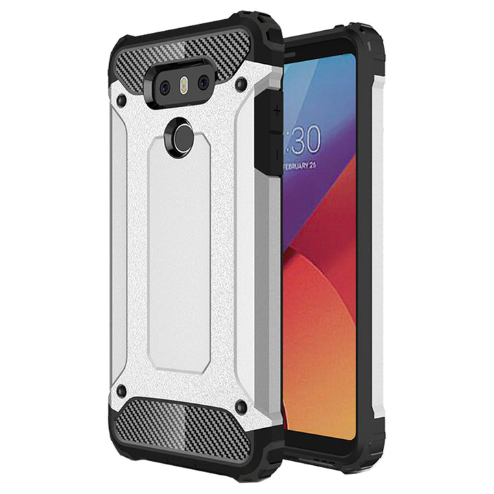 LG G6 Armor Hybrid Dual Layer Shockproof Touch Case Cover Image 4