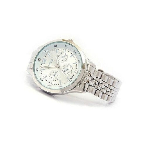 Silver Bracelet 3D Geneva Crystal 12 Womens Medium Size Watch Image 4