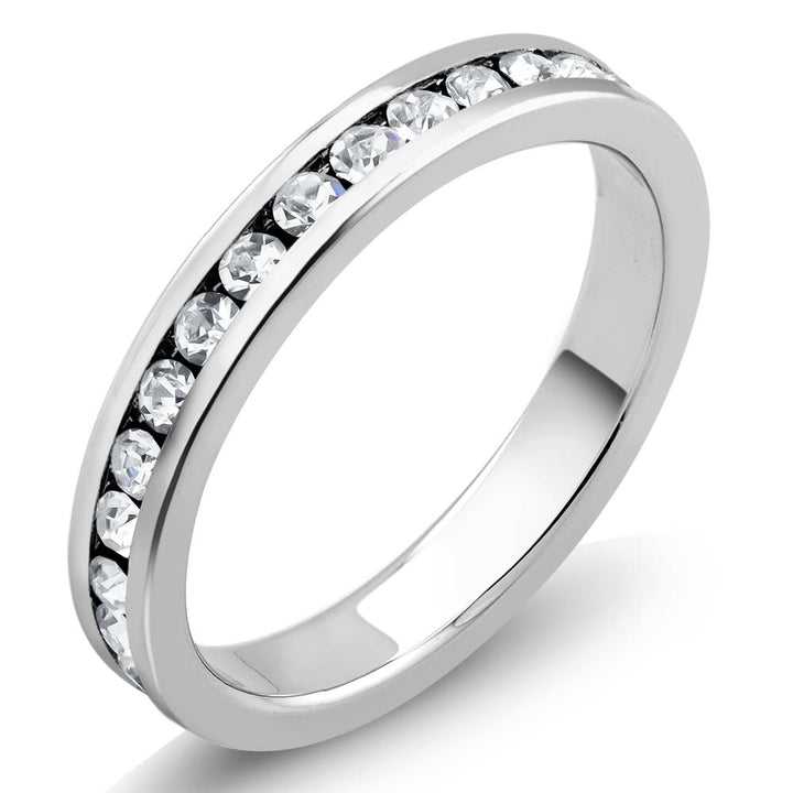 18kt White Gold Plated Eternity Jewelry Package Image 4