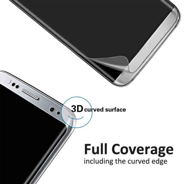 Samsung Galaxy S8 / G950 Full Coverage [Anti-Bubble] [TPU Not Glass] [Case Friendly]Screen Protector Image 2