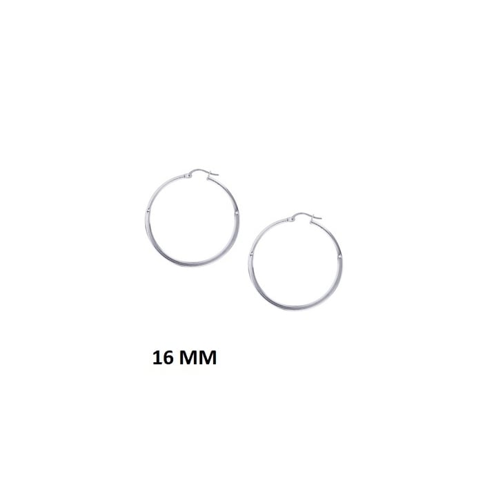 Set of 3 Sterling Silver Hoop Earrings Image 4