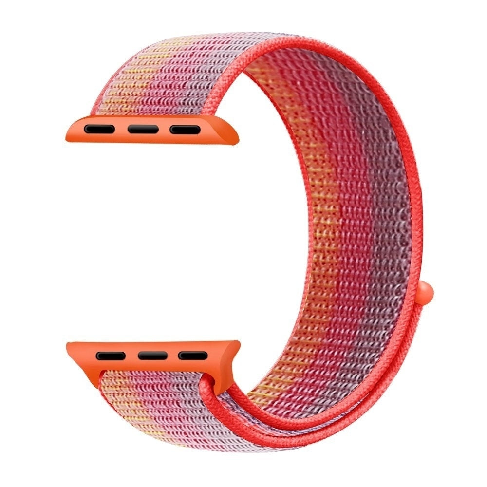 Navor Soft Breathable Woven Nylon Replacement Sport Loop Band for Apple Watch Series 3,2,1 - 42MM Image 6