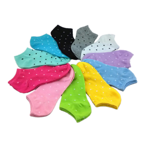 10Pcs Version Of The Candy-colored Socks Solid Color Cotton Socks Warm Socks Short Socks Boat Socks Image 1